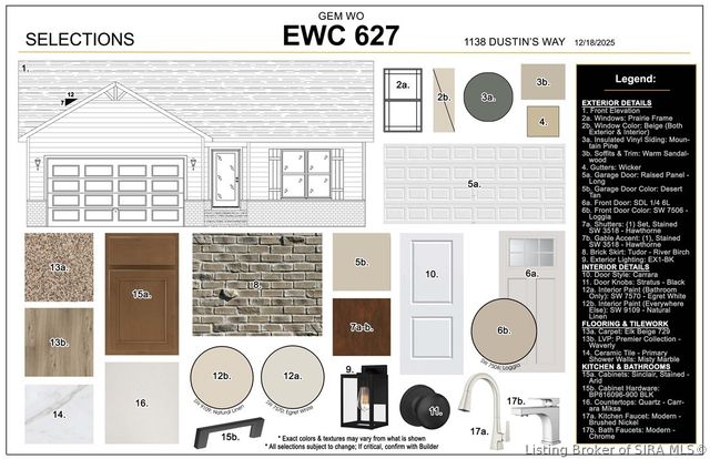 1138 - LOT 627 Dustin's Way, Jeffersonville, IN 47130