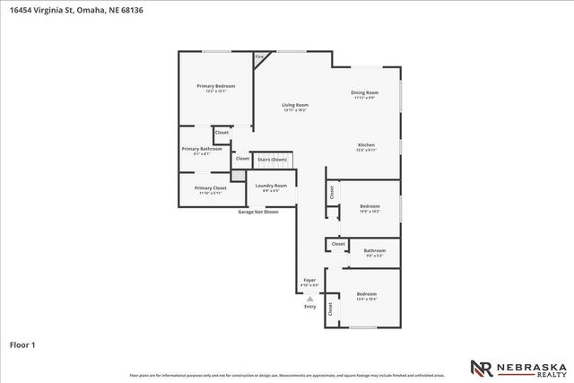 16454 Virginia Street, Omaha, NE 68136