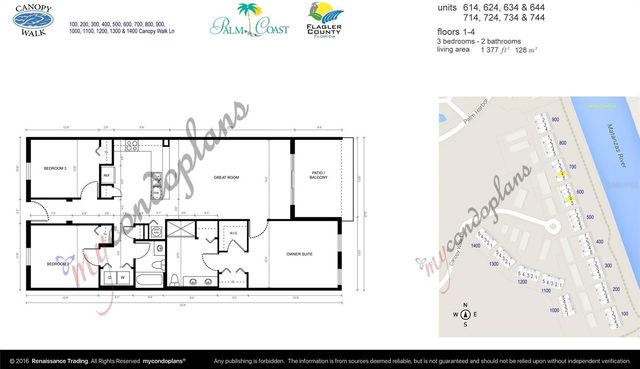 600 CANOPY WALK LANE 634, Palm Coast, FL 32137