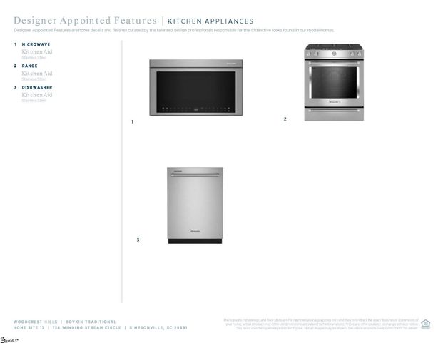 134 Winding Stream Circle Lot 12 Lot 12 Boykin Traditional, Simpsonville, SC 29681