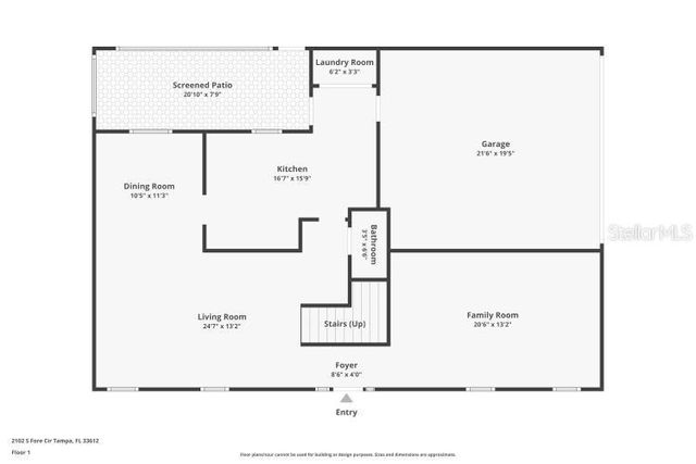 2102 S FORE CIRCLE, Tampa, FL 33612