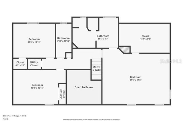 2102 S FORE CIRCLE, Tampa, FL 33612