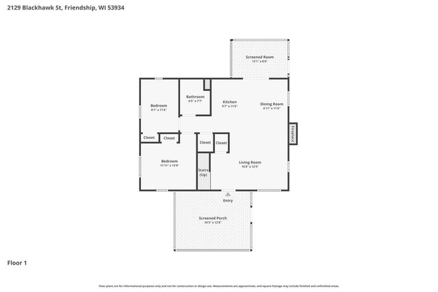 2129 Blackhawk Street, Friendship, WI 53934