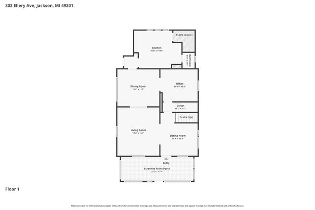302 Ellery Avenue, Jackson, MI 49201