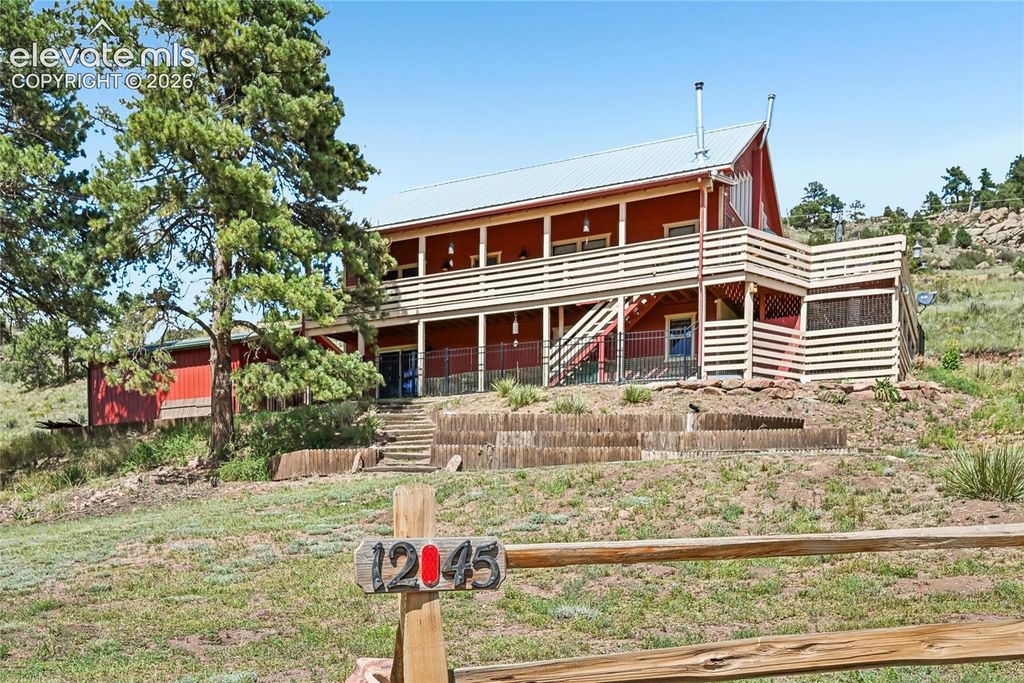 1245 Highland Meadows Drive, Florissant, CO 80816 — exterior