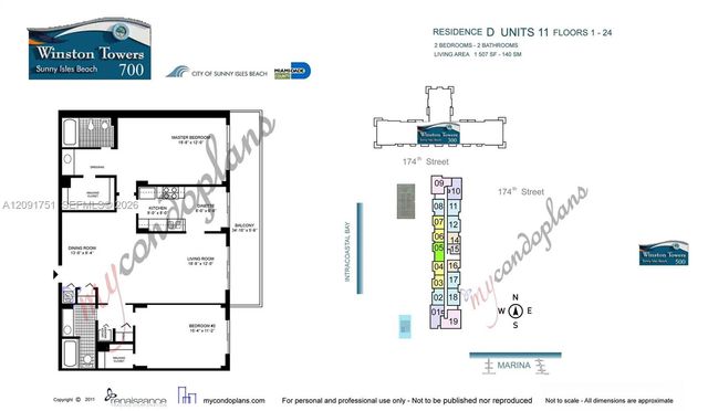 290 174th Street 611, Sunny Isles Beach, FL 33160