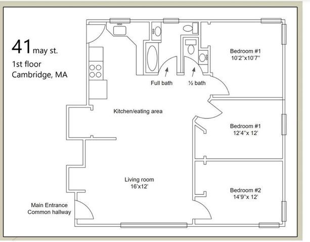 43 May Street 2, Cambridge, MA 02138