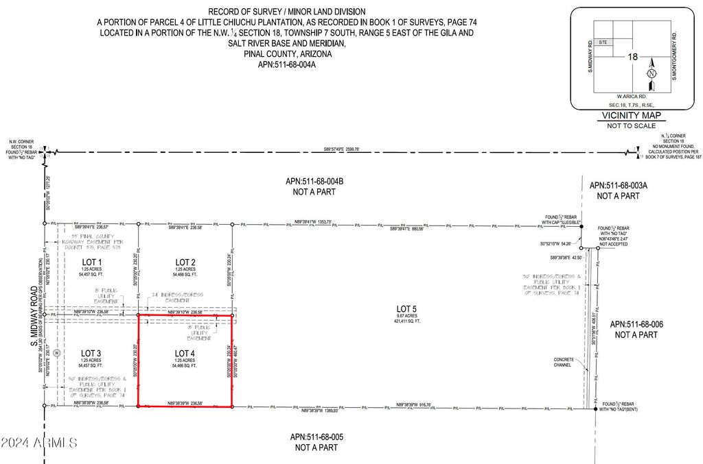 Lot 4 S MIDWAY(EAST) Road 4, Casa Grande, AZ 85193 — photo 3
