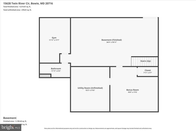 15628 TWIN RIVER CIR, Bowie, MD 20716