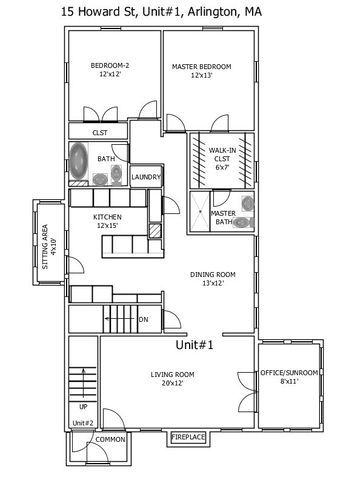 15 Howard St 1, Arlington, MA 02476