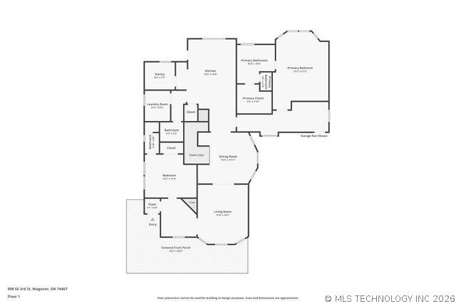 908 SE 3rd Street, Wagoner, OK 74477