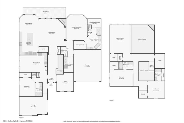 16810 Harbor Falls Drive, Cypress, TX 77433