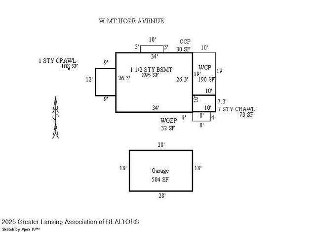 3310 W Mount Hope Avenue, Lansing, MI 48911