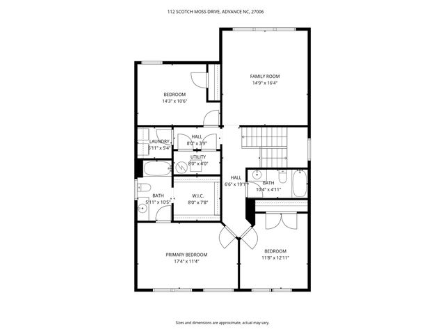 112 Scotch Moss Drive, Advance, NC 27006