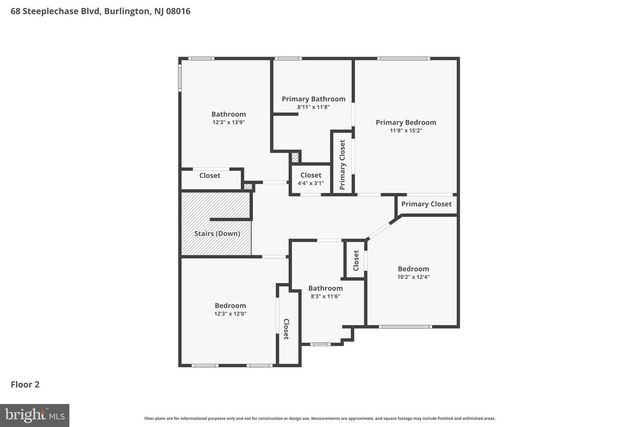 68 STEEPLECHASE BLVD, Burlington, NJ 08016