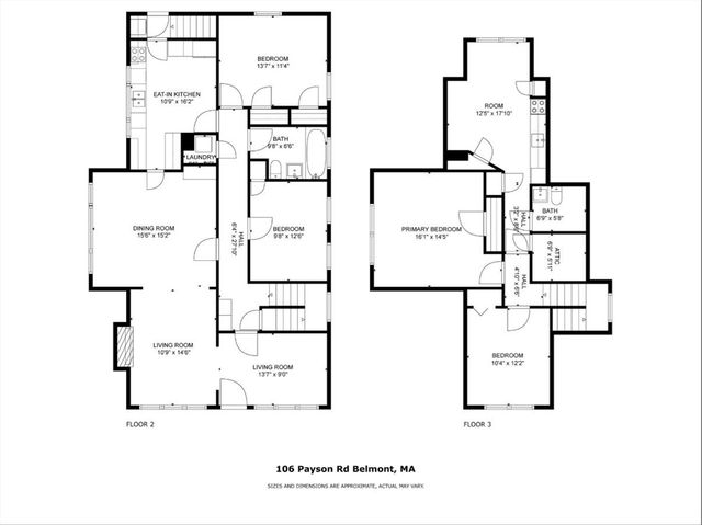 104-106 Payson Rd, Belmont, MA 02478