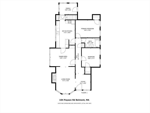 104-106 Payson Rd, Belmont, MA 02478
