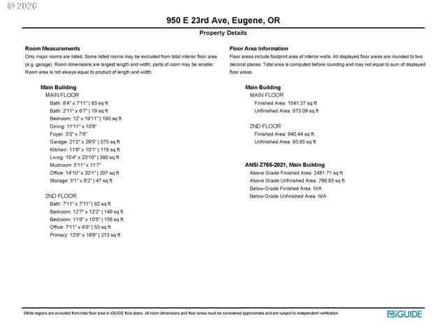 950 E 23RD Ave, Eugene, OR 97405