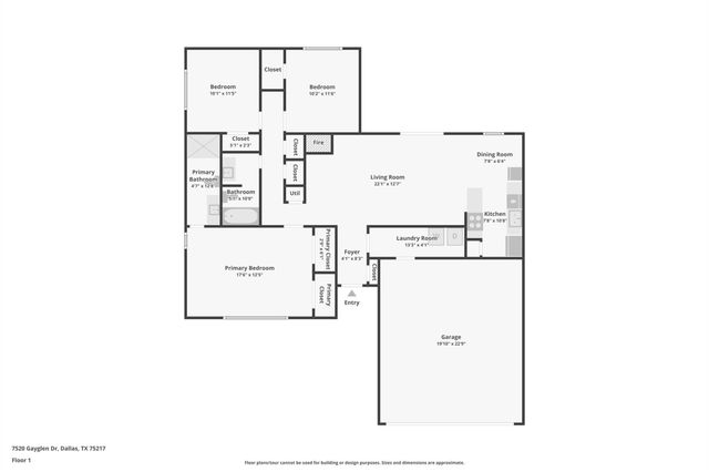 7520 Gayglen Drive, Dallas, TX 75217