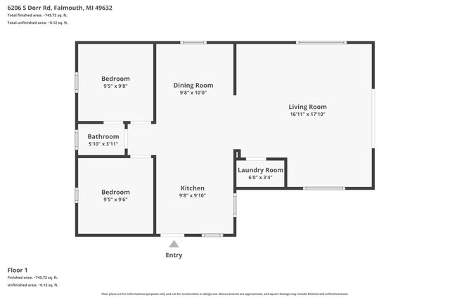 6206 S Dorr Road, Falmouth, MI 49632