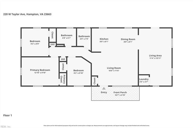220 Taylor AVE W, Hampton, VA 23663