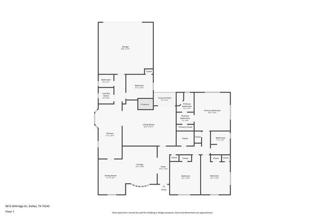 9615 Millridge Drive, Dallas, TX 75243