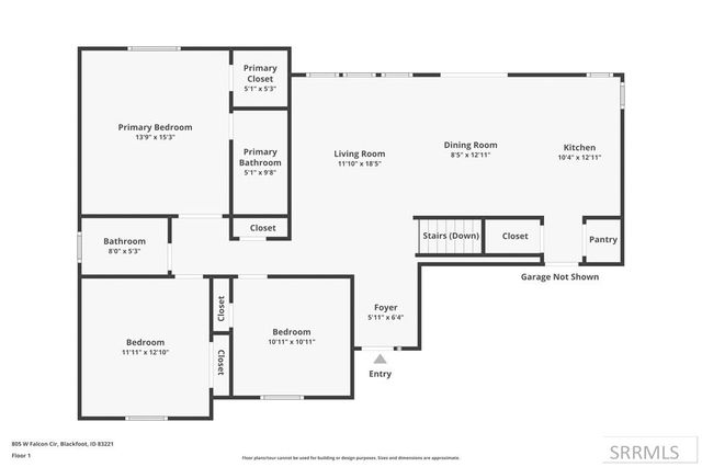 805 W Falcon Circle, Blackfoot, ID 83221