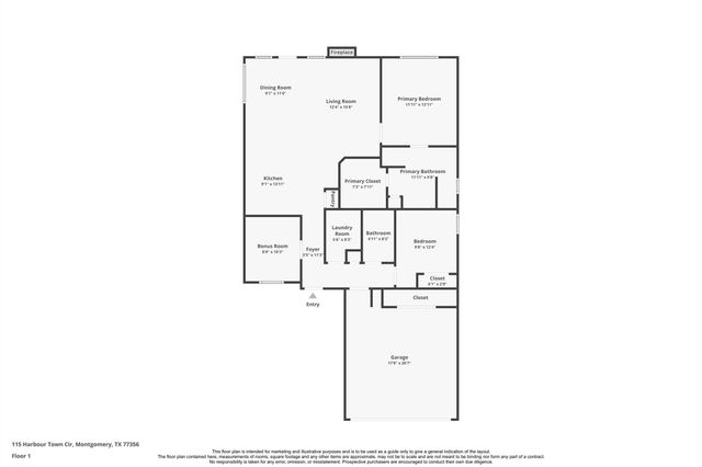 115 Harbour Town Circle, Conroe, TX 77356