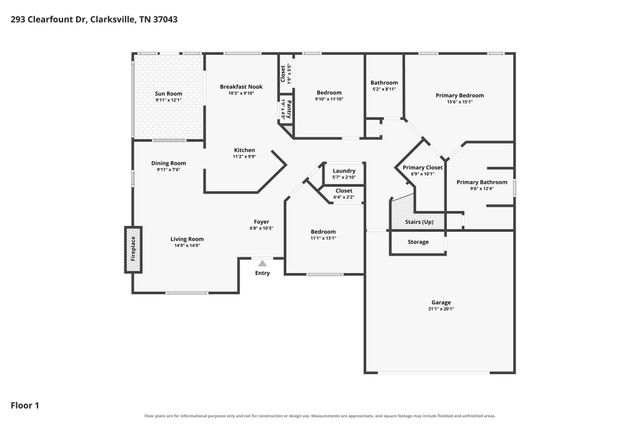 293 Clearfount Dr, Clarksville, TN 37043