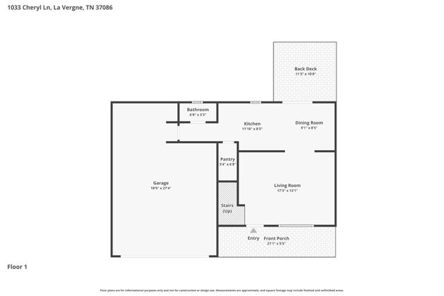 1033 Cheryl Ln, La Vergne, TN 37086