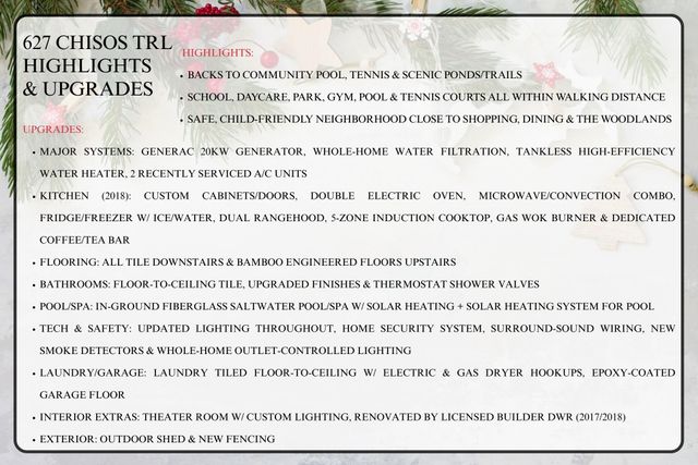 627 Chisos Trail, Spring, TX 77388