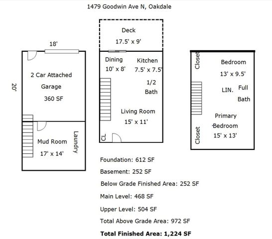 1479 Goodwin Avenue N, Oakdale, MN 55128