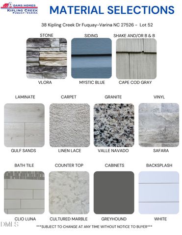 38 Kipling Crk Drive, Fuquay Varina, NC 27526