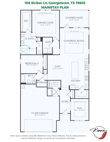 108 Striker LN, Georgetown, TX 78633