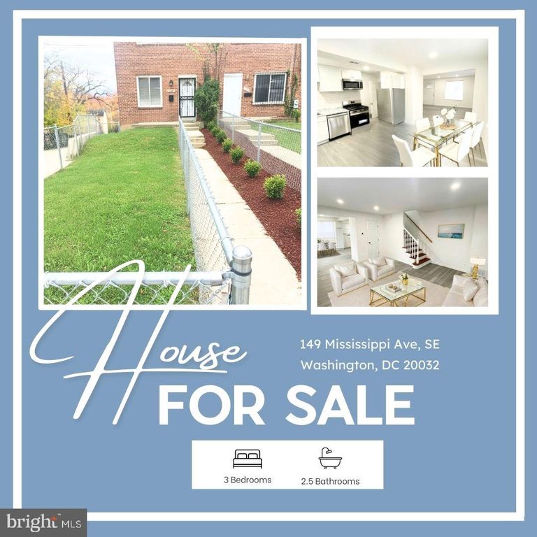 149 MISSISSIPPI AVE SE, Washington, DC 20032