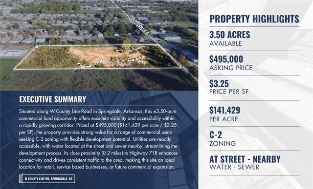 500 W County Line Road, Springdale, AR 72764