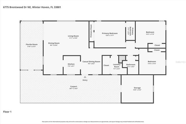 6775 BRENTWOOD DRIVE NE, Winter Haven, FL 33881