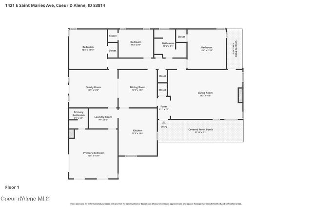 1421 E St Maries Ave, Coeur D'alene, ID 83814