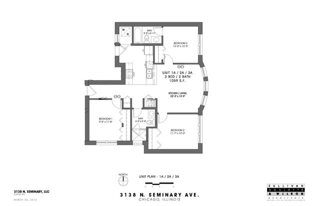 3138 N Seminary Avenue 2A, Chicago, IL 60657