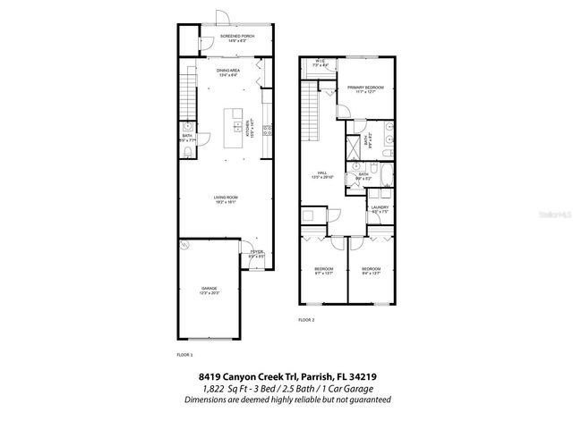 8419 CANYON CREEK TRAIL, Parrish, FL 34219