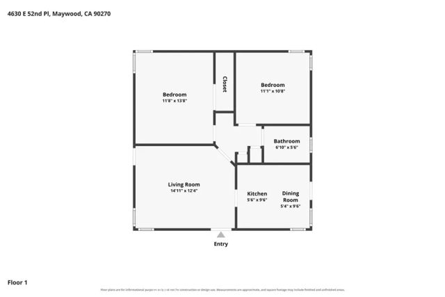 4630 E 52nd Place, Maywood, CA 90270
