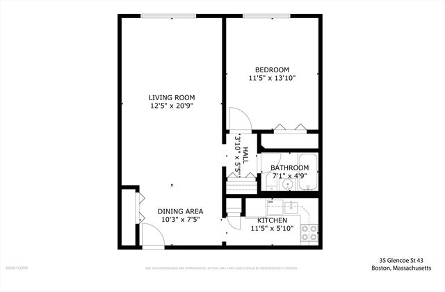 35 Glencoe Street 43, Boston, MA 02134