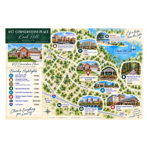 657 Cornerstone Place, Evans, GA 30809