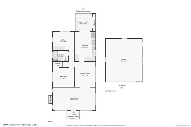 3378 N Mountain View Dr, San Diego, CA 92116