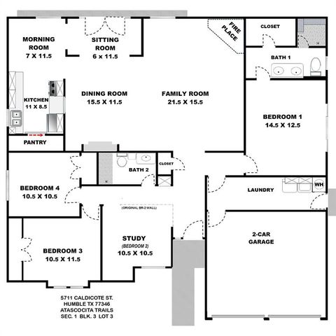 5711 Caldicote Street, Humble, TX 77346