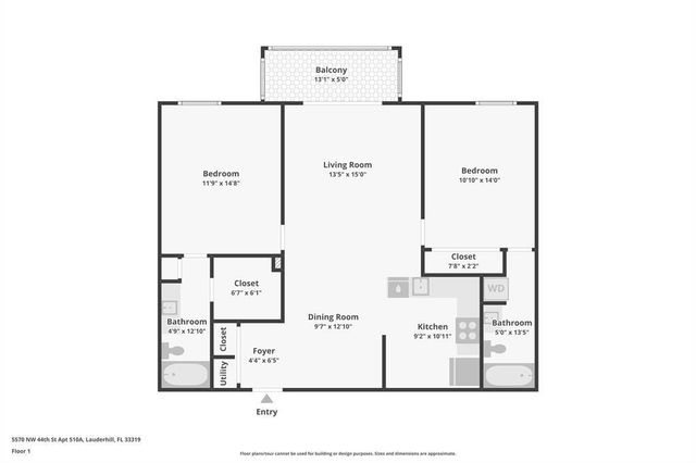 5570 NW 44th St 510A, Lauderhill, FL 33319