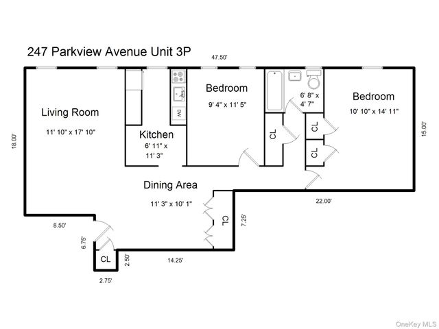 247 Parkview Avenue 3P, Bronxville, NY 10708