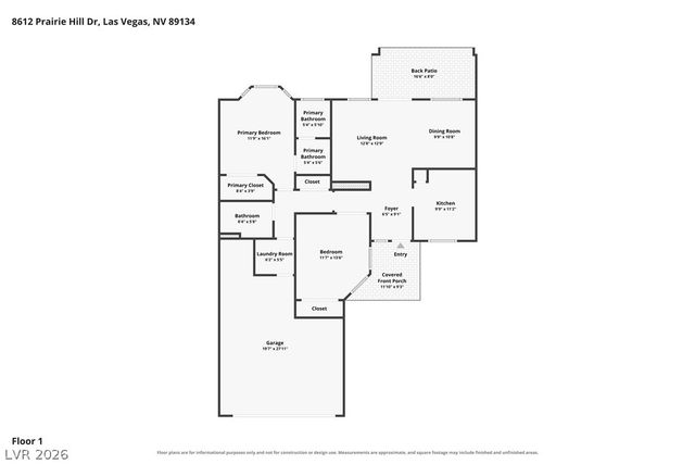 8612 Prairie Hill Drive, Las Vegas, NV 89134