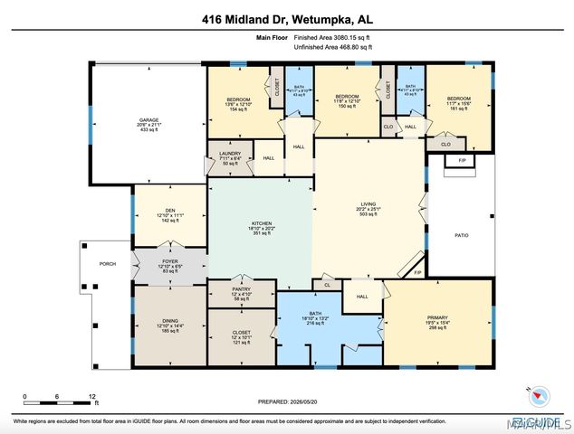 416 MIDLAND Drive, Wetumpka, AL 36093
