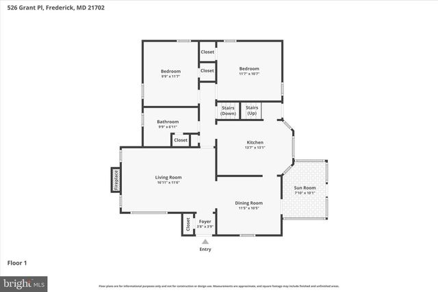 526 GRANT PL, Frederick, MD 21702